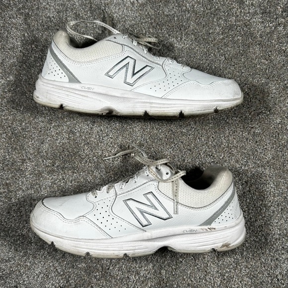 New Balance Other - New Balance 411 v1 Walking Shoes White Silver WA411LW1 Mens 10.5